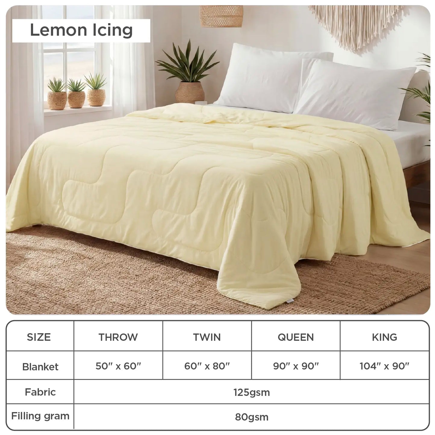 Cooling Ice Cream Blanket, Breathable Bamboo Rayon Comforter