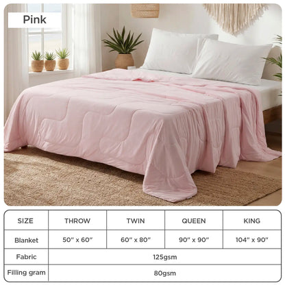 Cooling Ice Cream Blanket, Breathable Bamboo Rayon Comforter