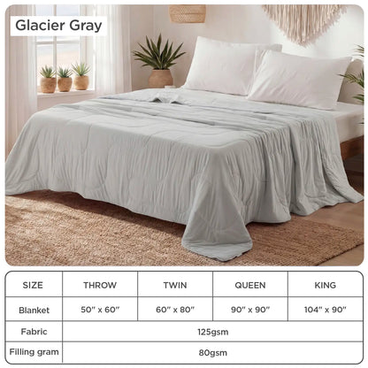 Cooling Ice Cream Blanket, Breathable Bamboo Rayon Comforter
