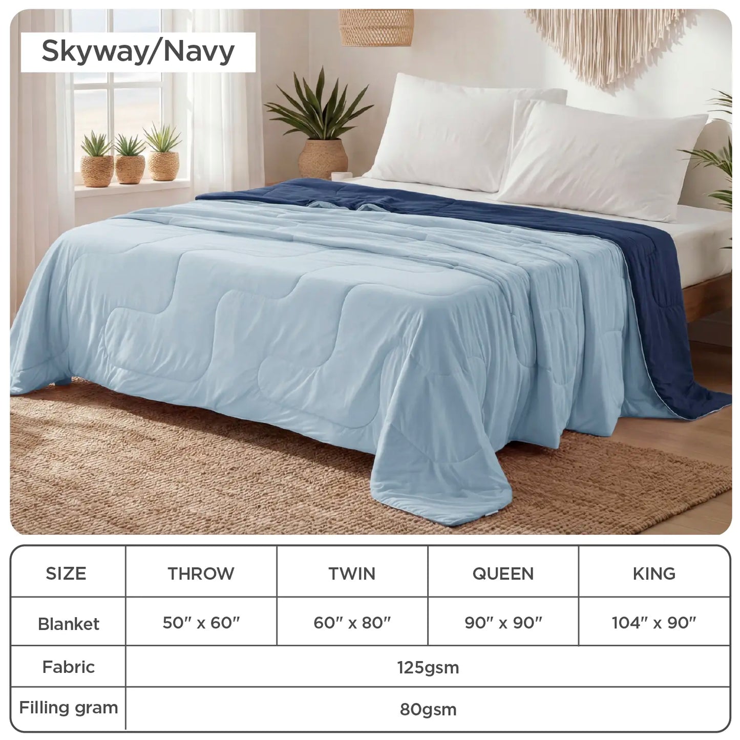 Cooling Ice Cream Blanket, Breathable Bamboo Rayon Comforter